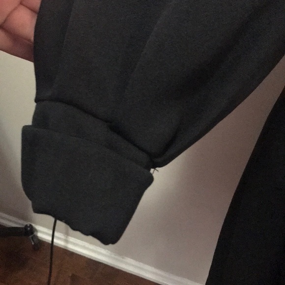 Vintage Black Wool Coat 1950s Princess Style - Picture 5 of 16